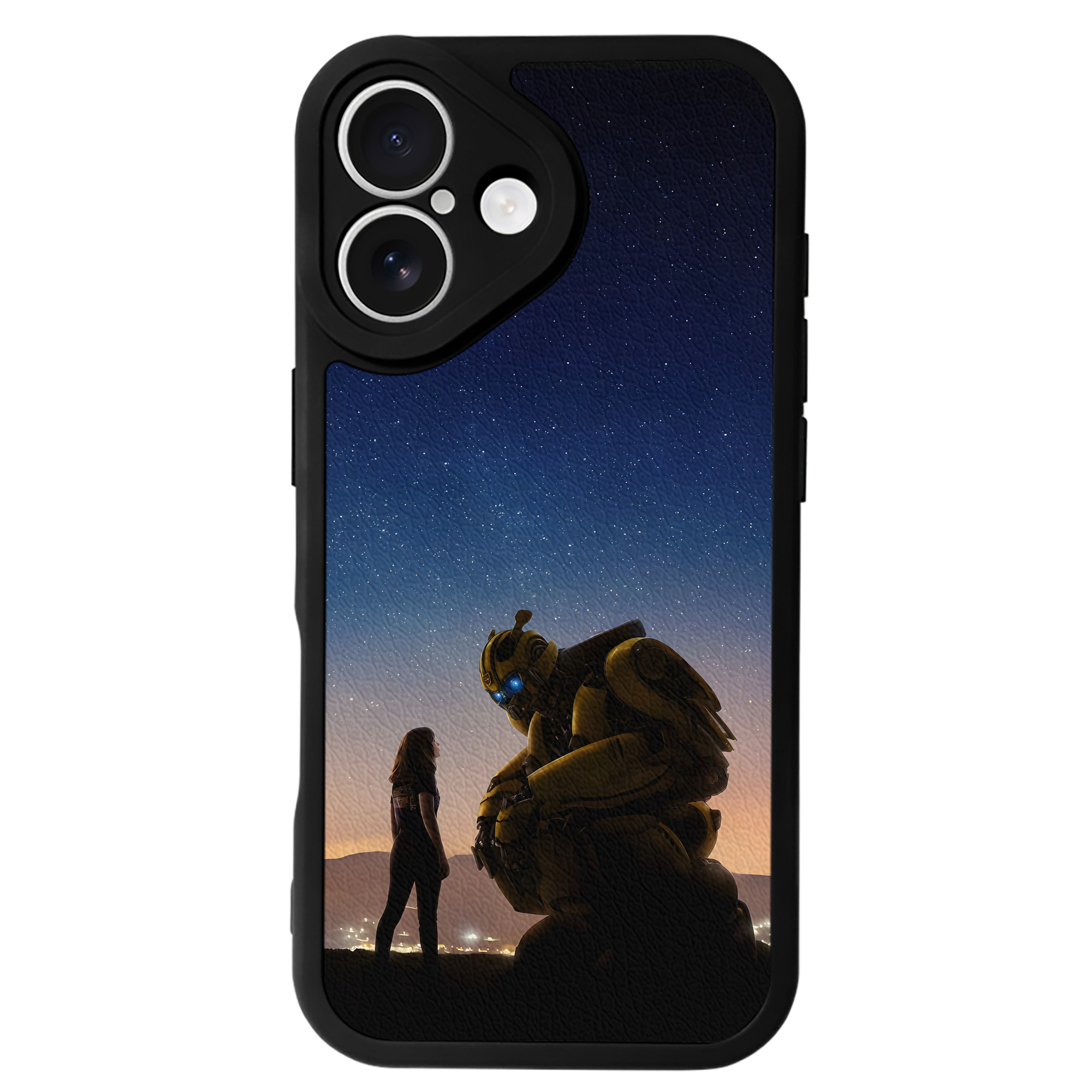 （画像用） Transformers トランスフォーマー 【iPhone 16シリーズ対応】シリコンスマホケース（レザー調） 材質：シリコン